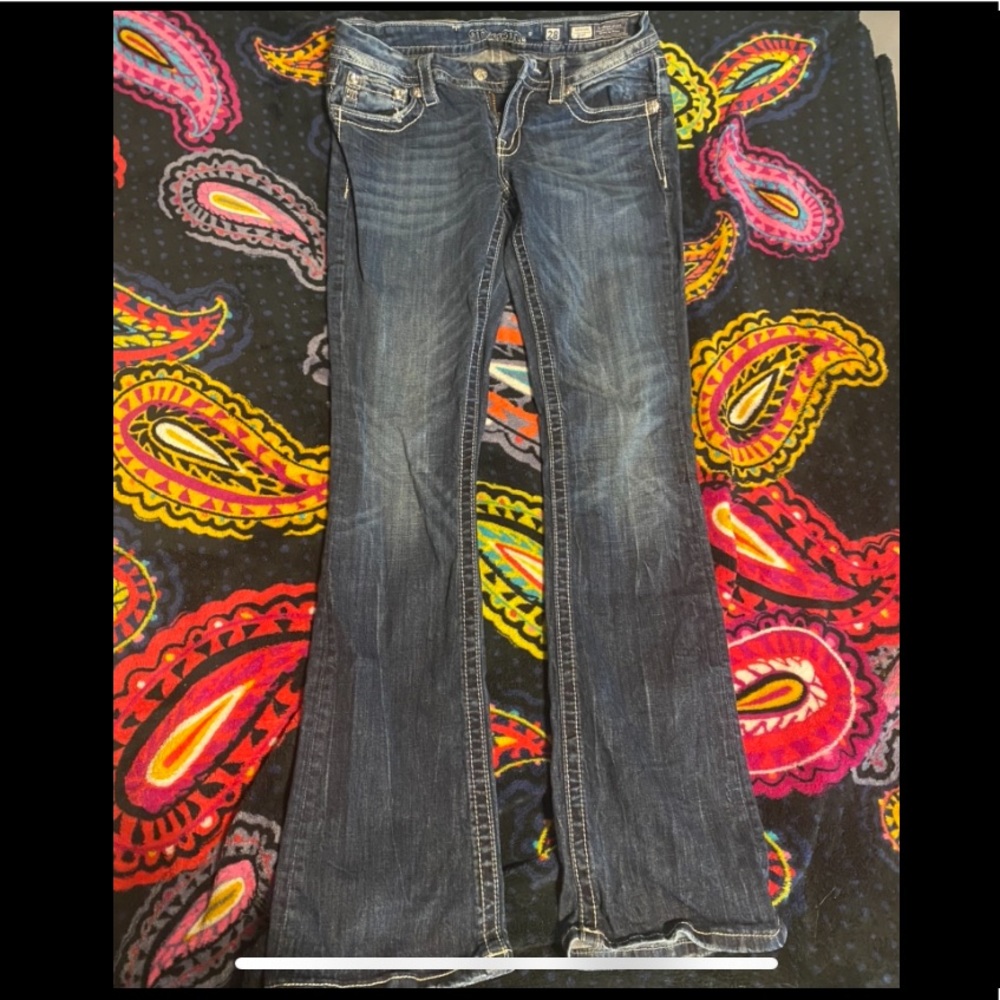 Miss Me Signature Boot Cut Jeans Size 28